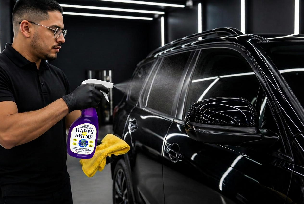 Automotive: Happy Shine in use