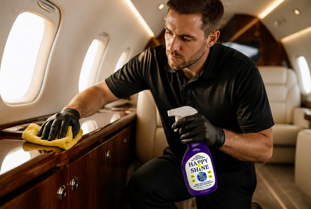 Private Aviation: Happy Shine in use